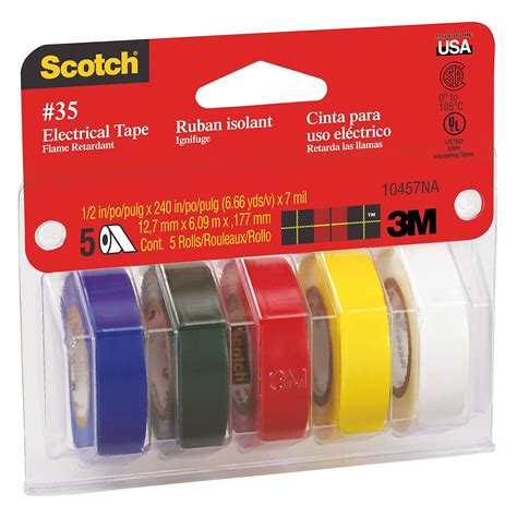 box of multi colored electrical tape|3m electrical tape colors.